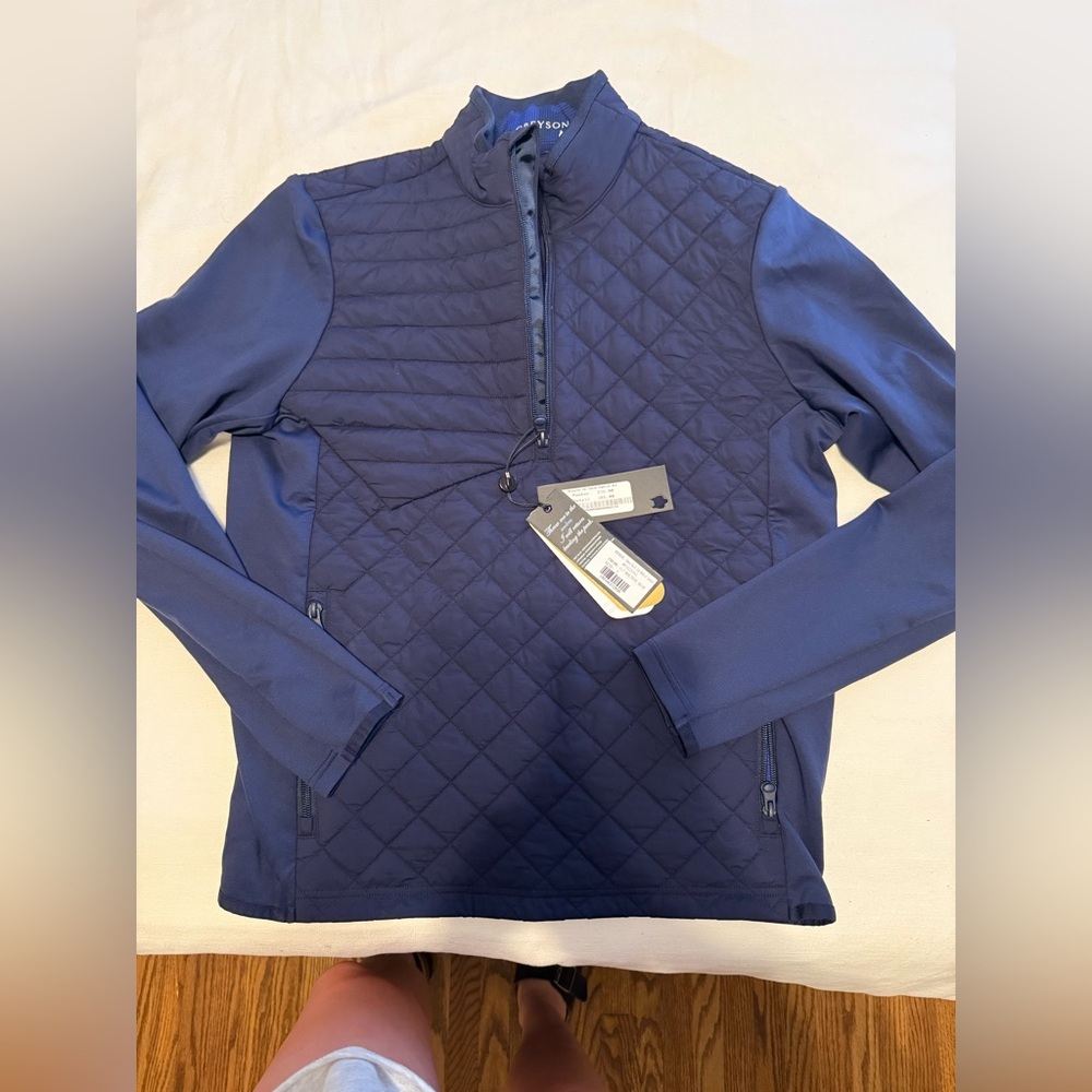 NWT Greyson Yukon Half Zip Hybrid Jacket